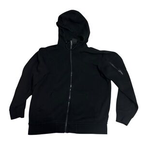 Men's Classic Black Zip-Up Sweater